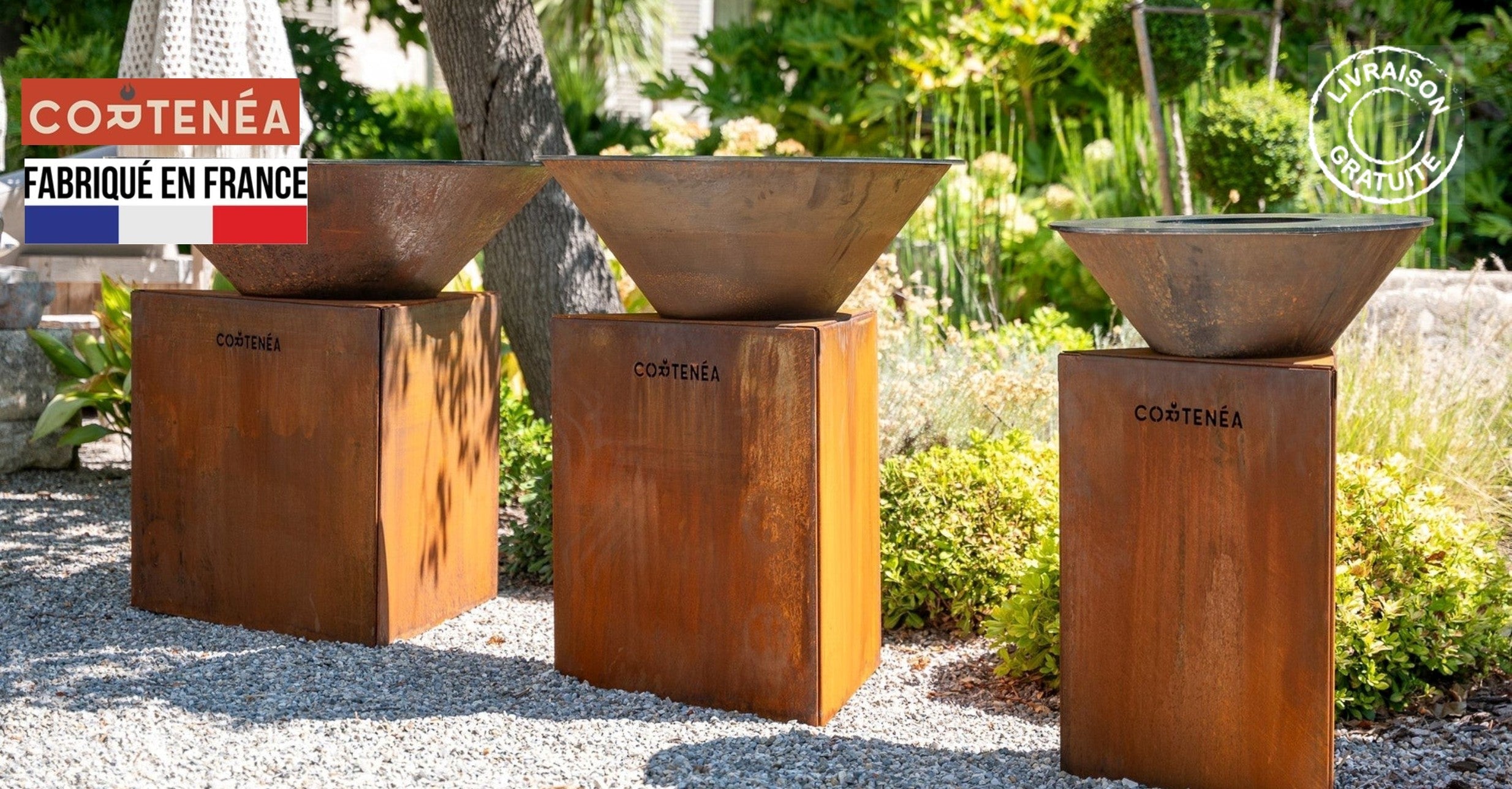 Cortenéa - Braseros planchas fabriqués en France