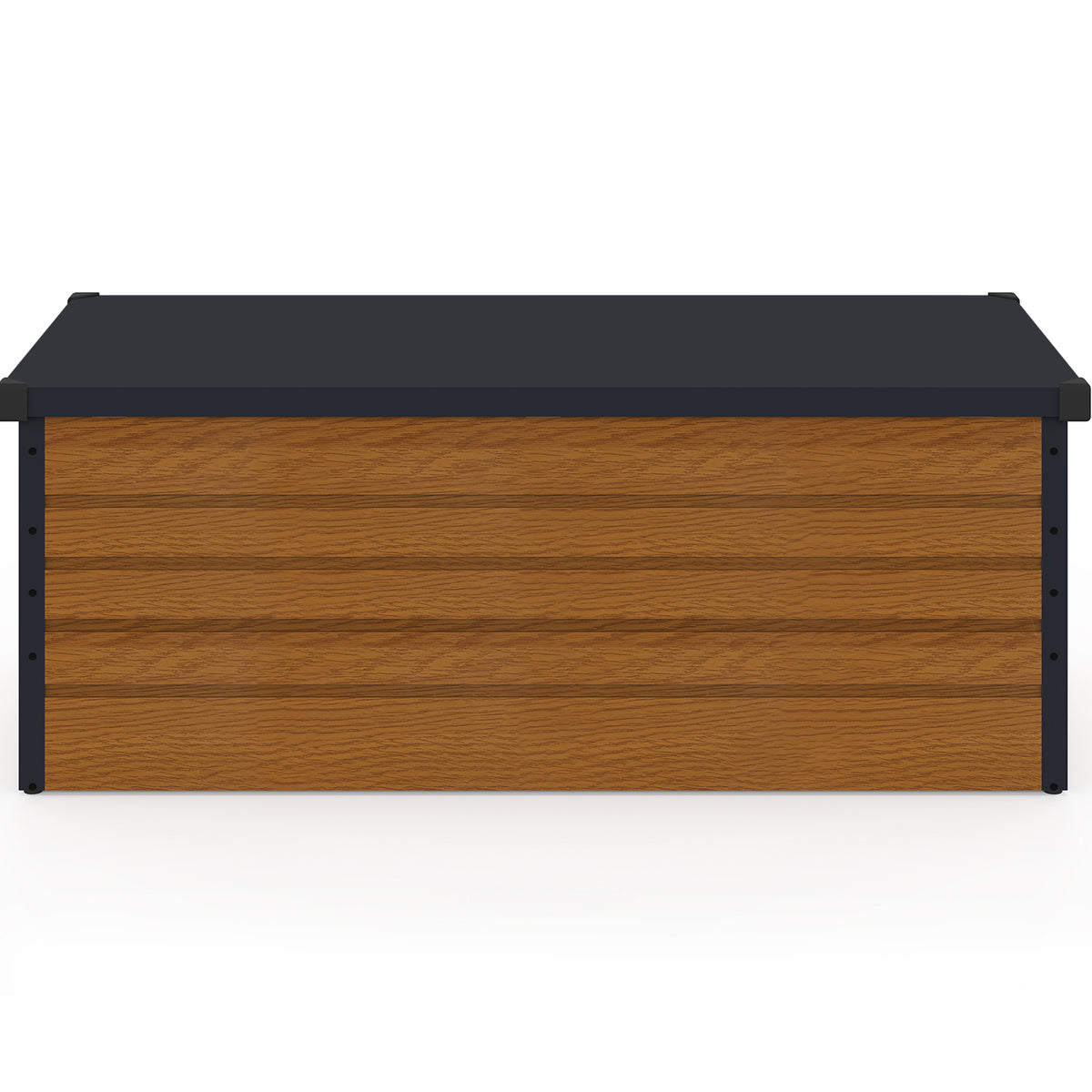 Coffre de jardin métal effet bois 600L