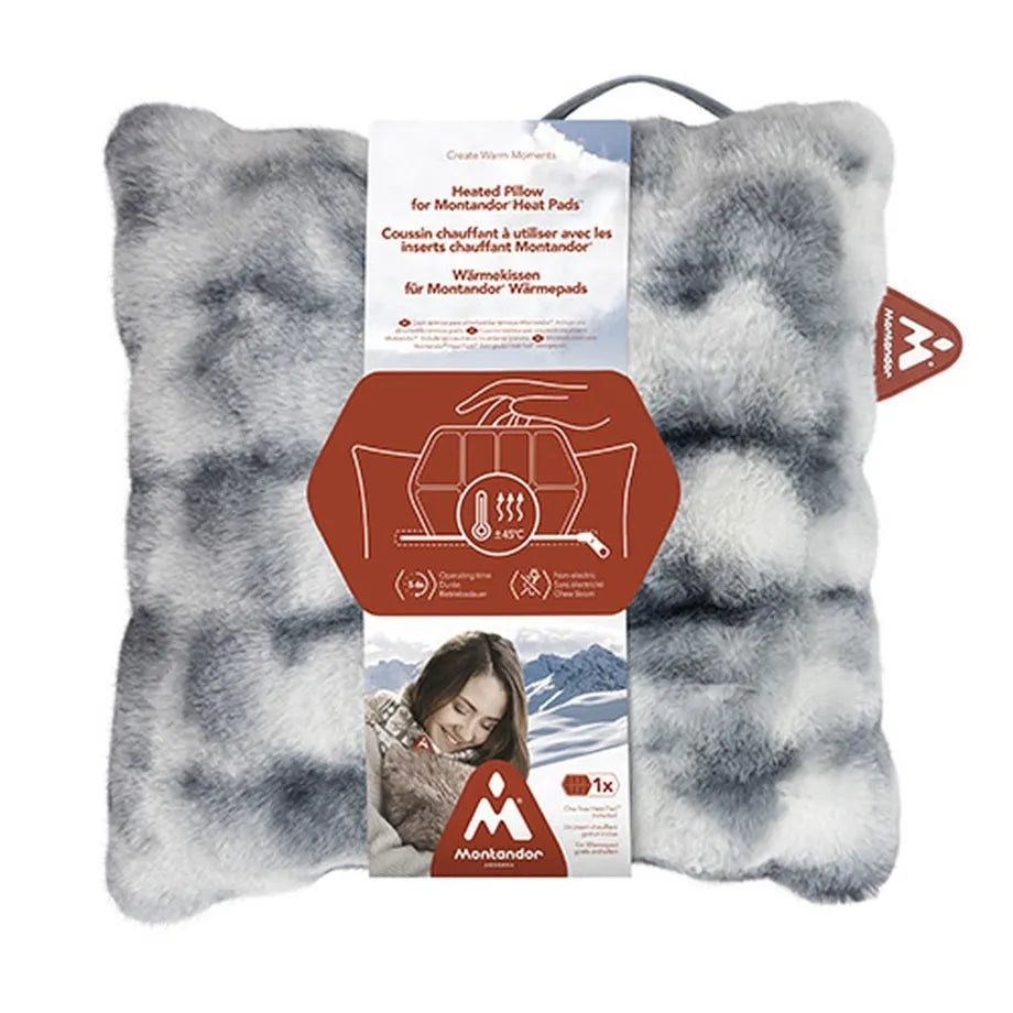 Pack de 2 coussins chauffants PAD (insert thermique à usage unique) - Fourrure gris arctique