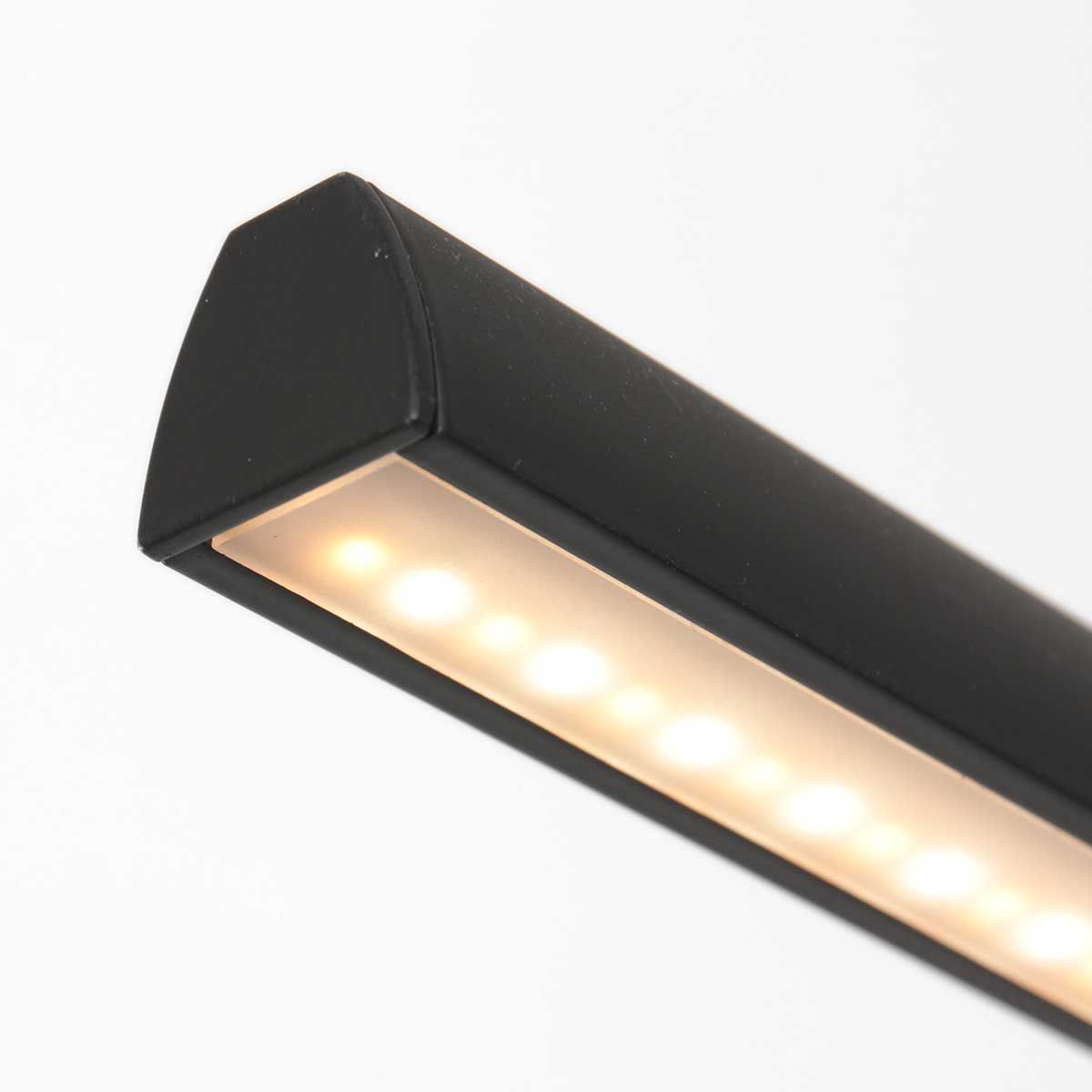 Lampe suspension noire - 2100 lumens - 1 lumière - Profilo