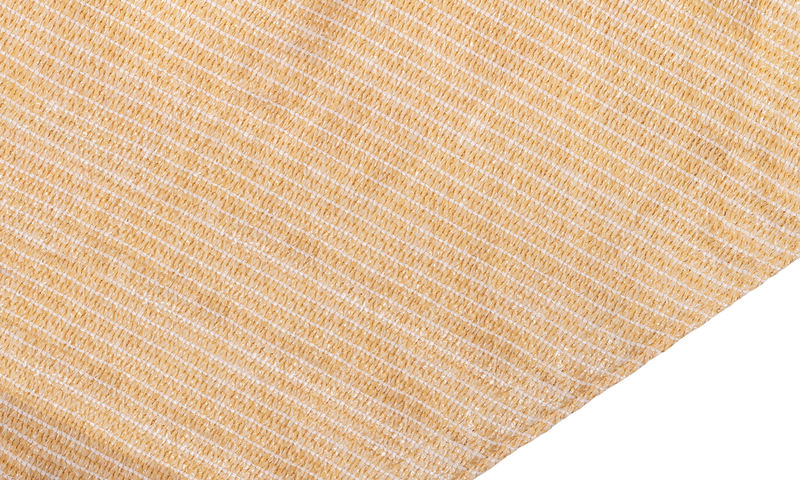Voile d'ombrage rectangulaire beige 4x6m