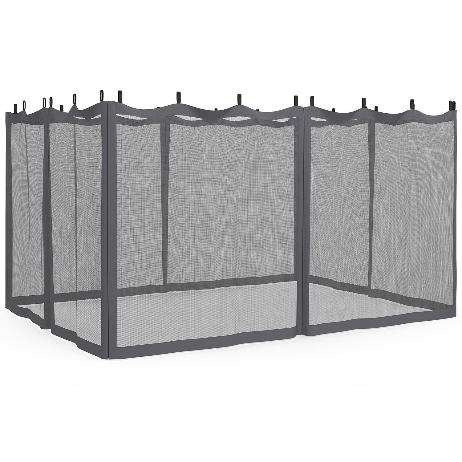 Moustiquaire pour pergola bioclimatique 4x3m