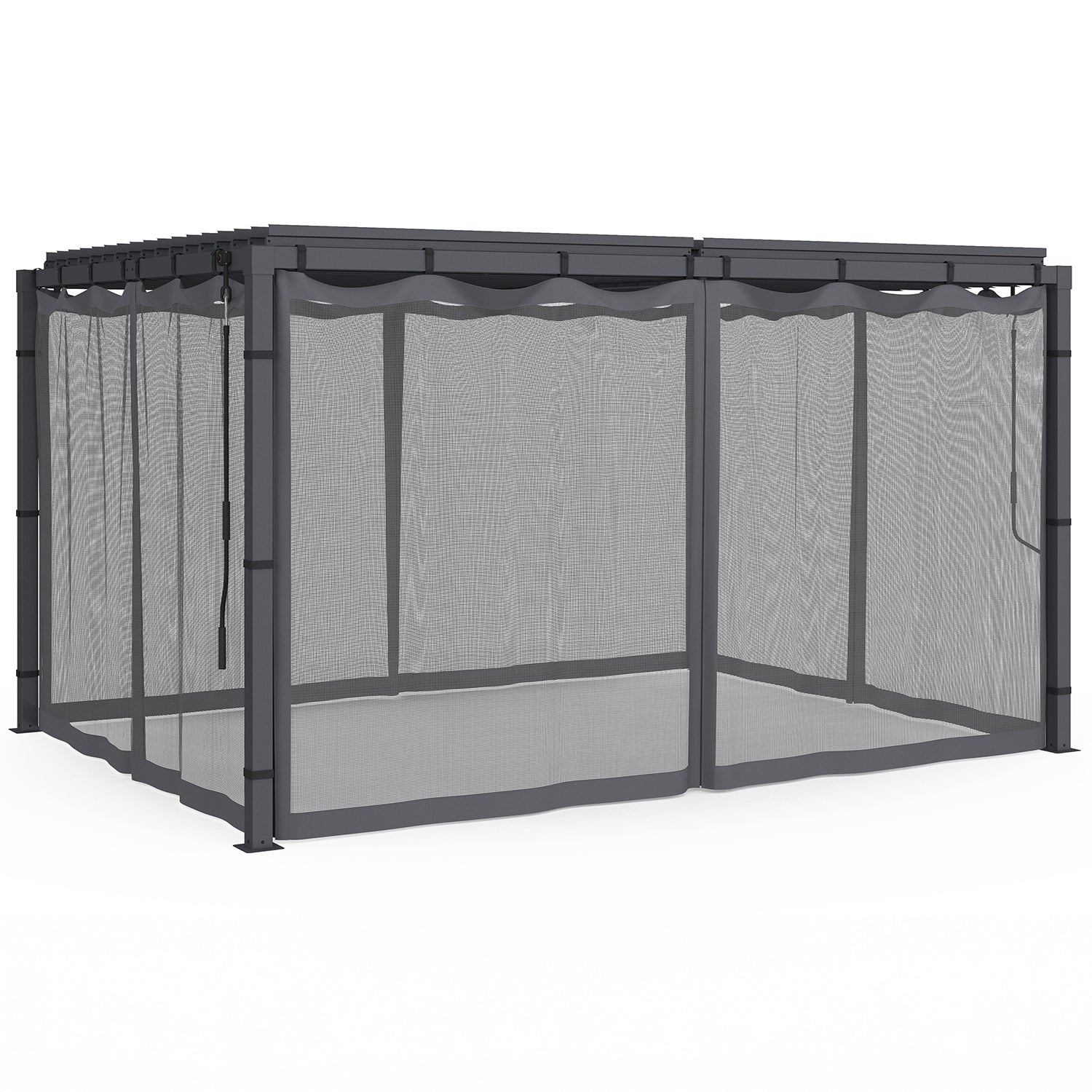 Moustiquaire pour pergola bioclimatique 4x3m