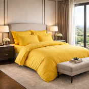 Drap housse uni - 140x190cm - percale de coton