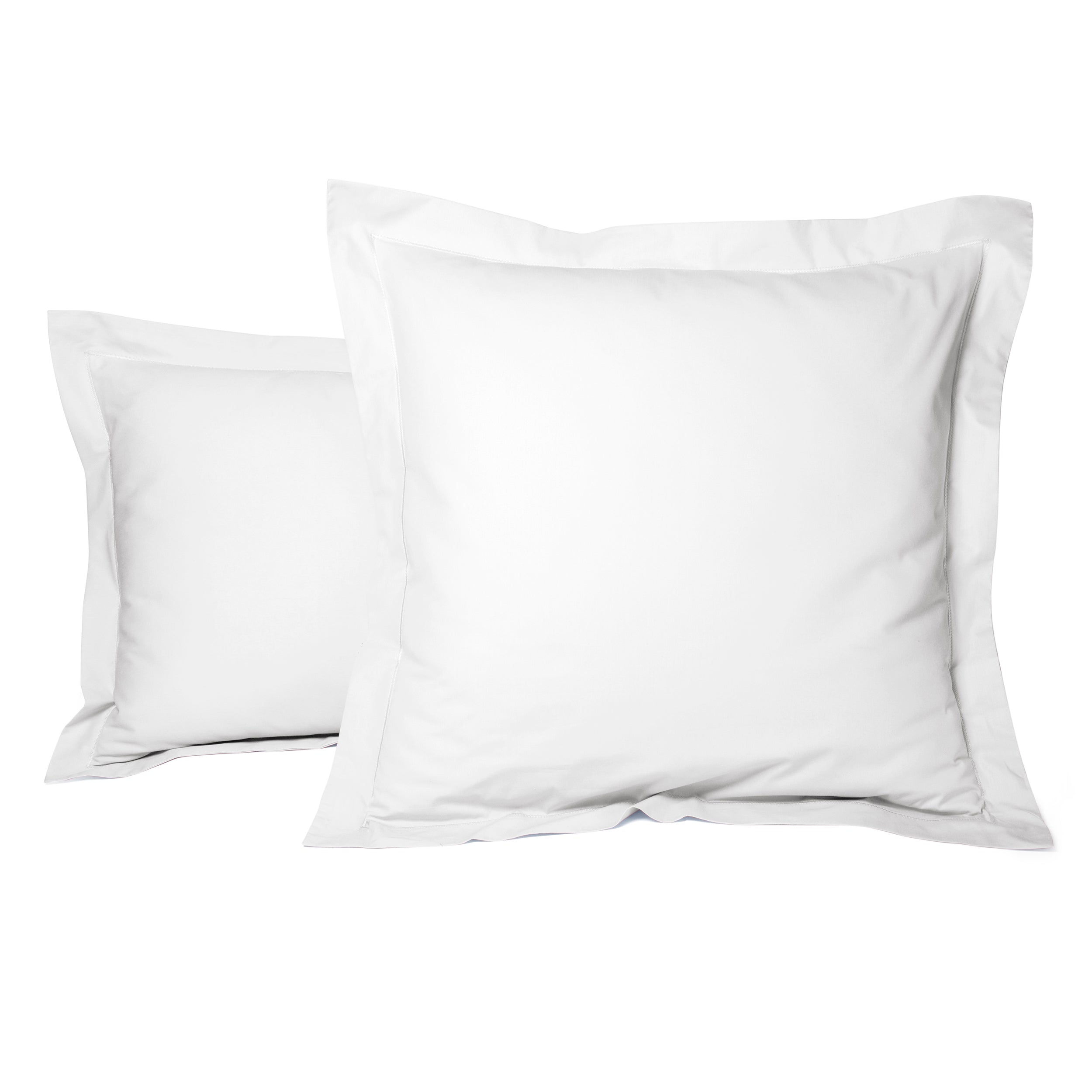 Taie d'oreiller unie carrée - 65x65cm - percale de coton