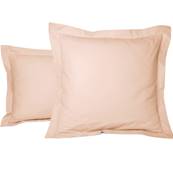 Taie d'oreiller unie carrée - 65x65cm - percale de coton