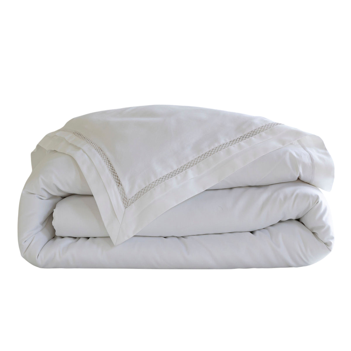 Housse de couette - 200x200cm - Dolly - satin de coton brodé