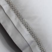Housse de couette - 200x200cm - Dolly - satin de coton brodé