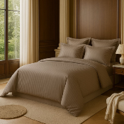 Drap plat - 240x300cm - satin de coton - jour venise