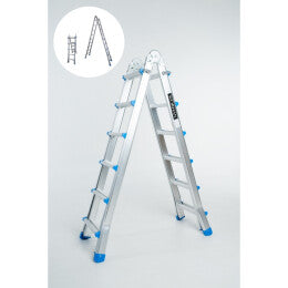 Echelle multifonction semi télescopique, hauteur 5.3m