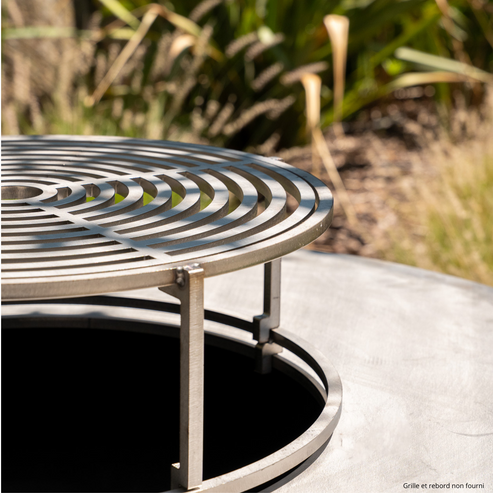 Brasero plancha Ellipse 100 thermolaqué noir