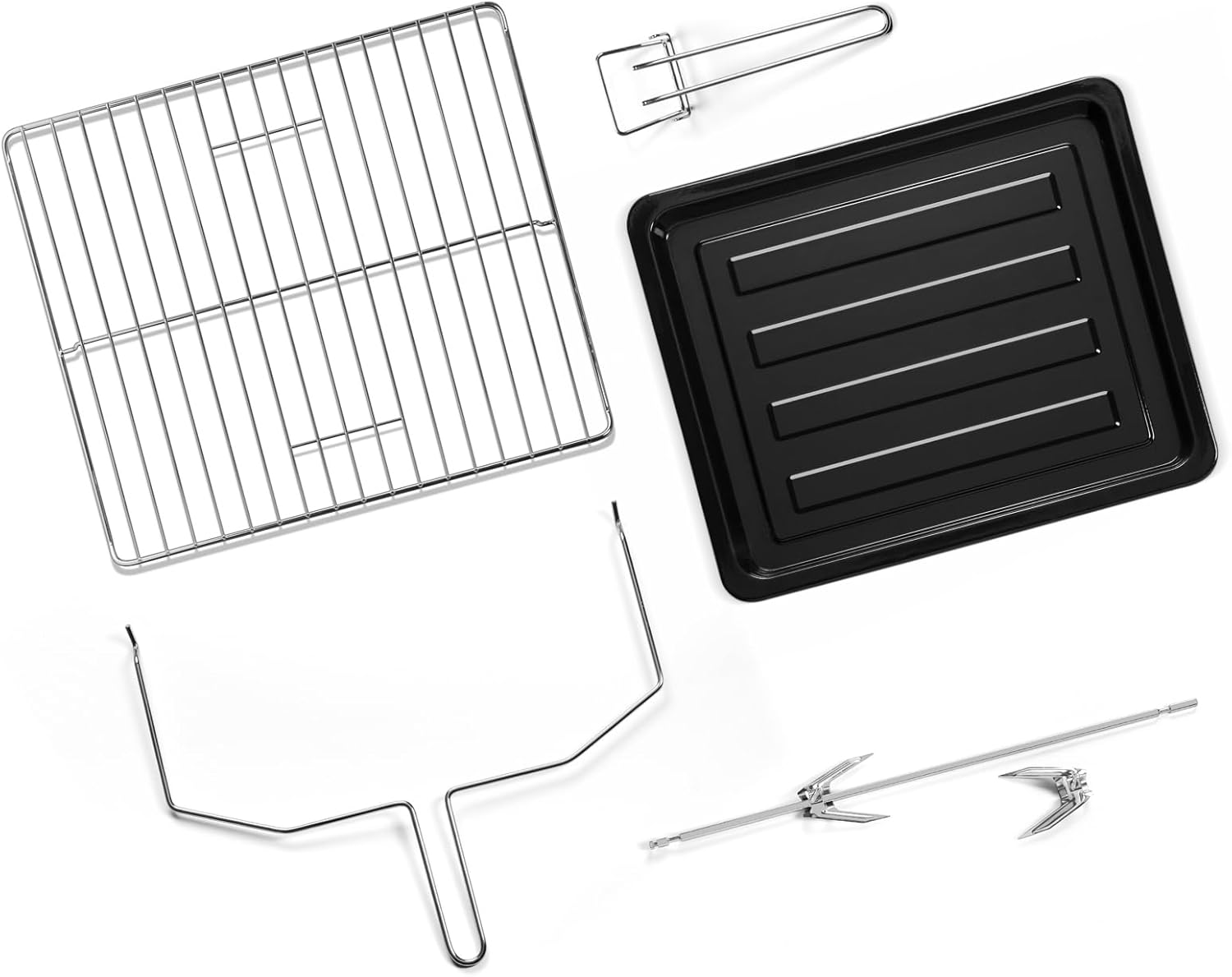 Four Posable Parois Tempérées - 1500W, 30L Inox - 5 Modes de Cuisson