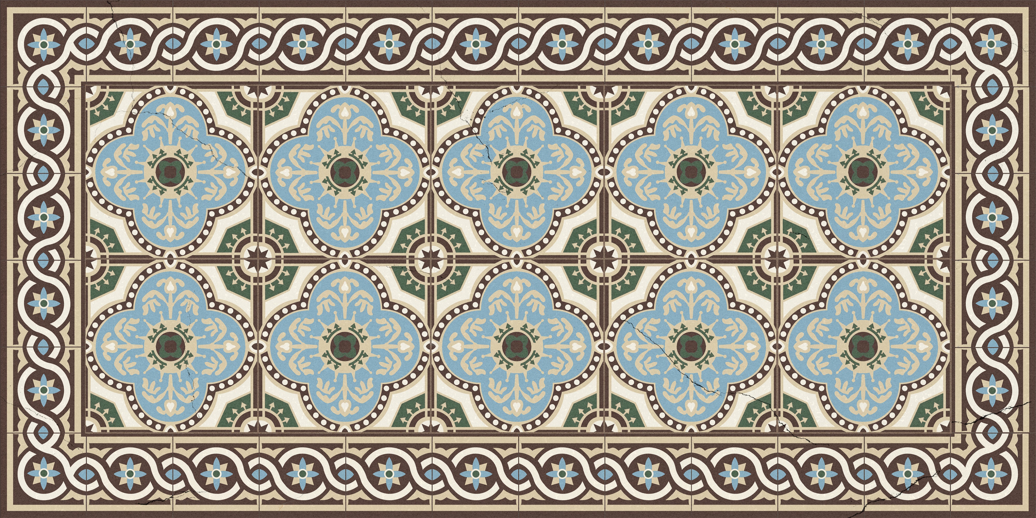 Tapis en vinyle pour intérieur / extérieur - Diva