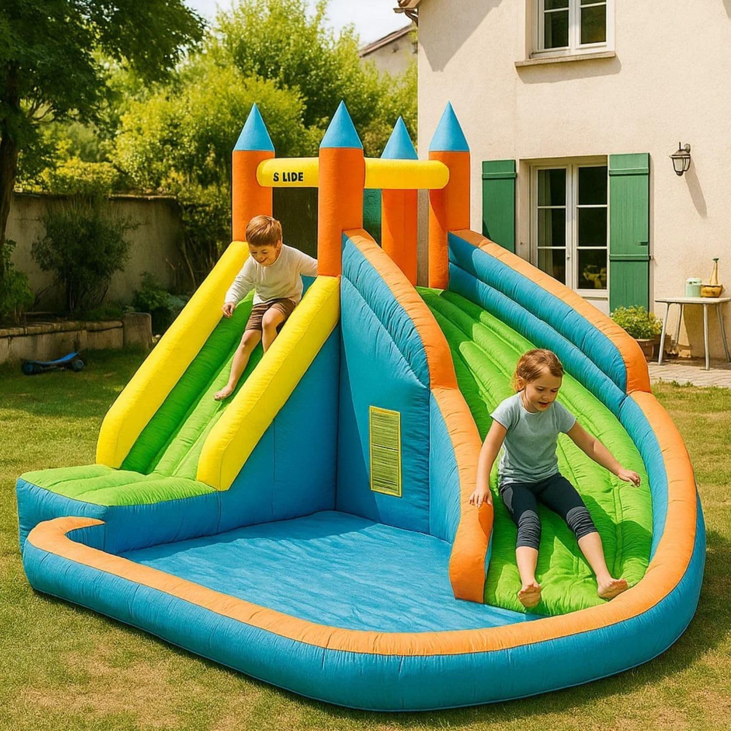 Chateau gonflable 400 x 300 x 250cm - Jungle Aquatique