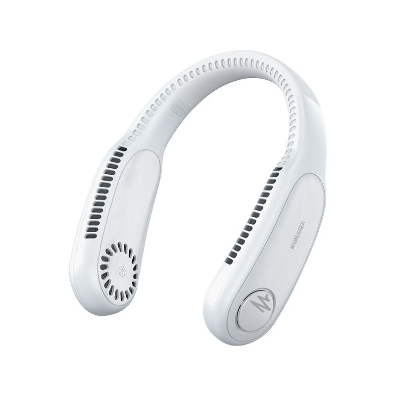 Ventilateur portable de cou blanc