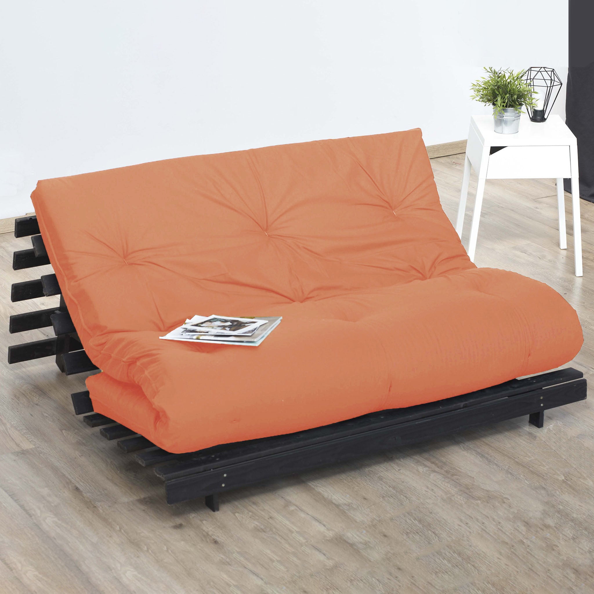 Matelas futon latex et fibres - Goyave - 90 x 190 cm
