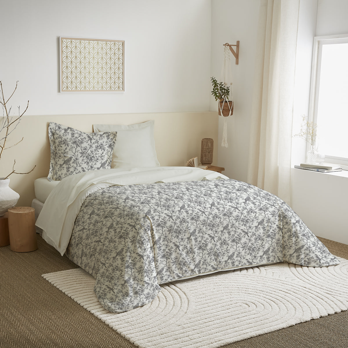 Parure de draps 4 pièces pour lit 140 x 190 cm 8 modèles au choix