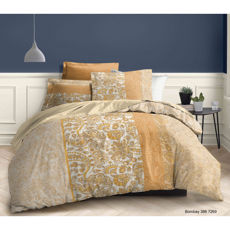 Parure de draps 4 pièces pour lit 140 x 190 cm 8 modèles au choix