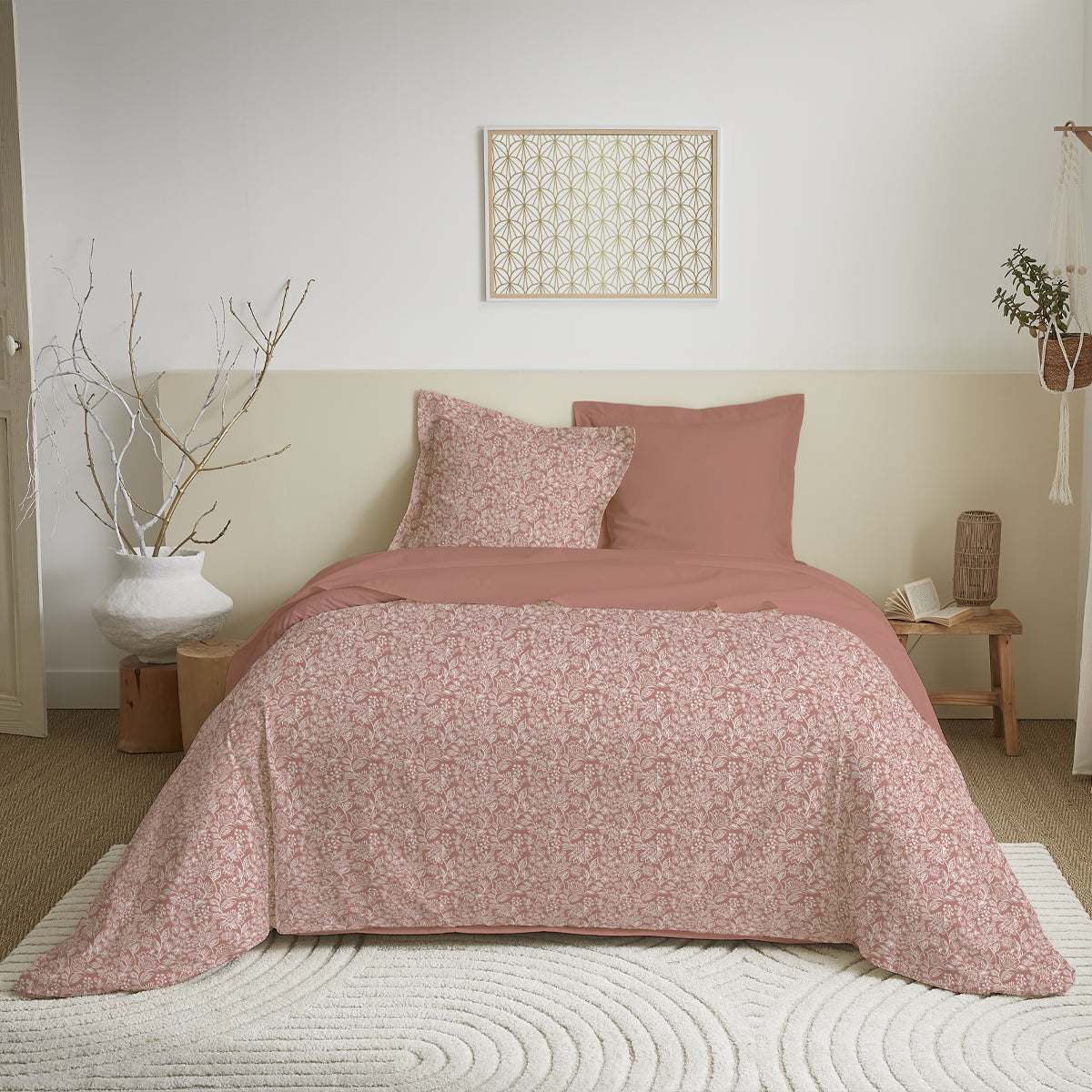 Parure de couette réversible pour lit 240 x 220 cm 13 modèles au choix