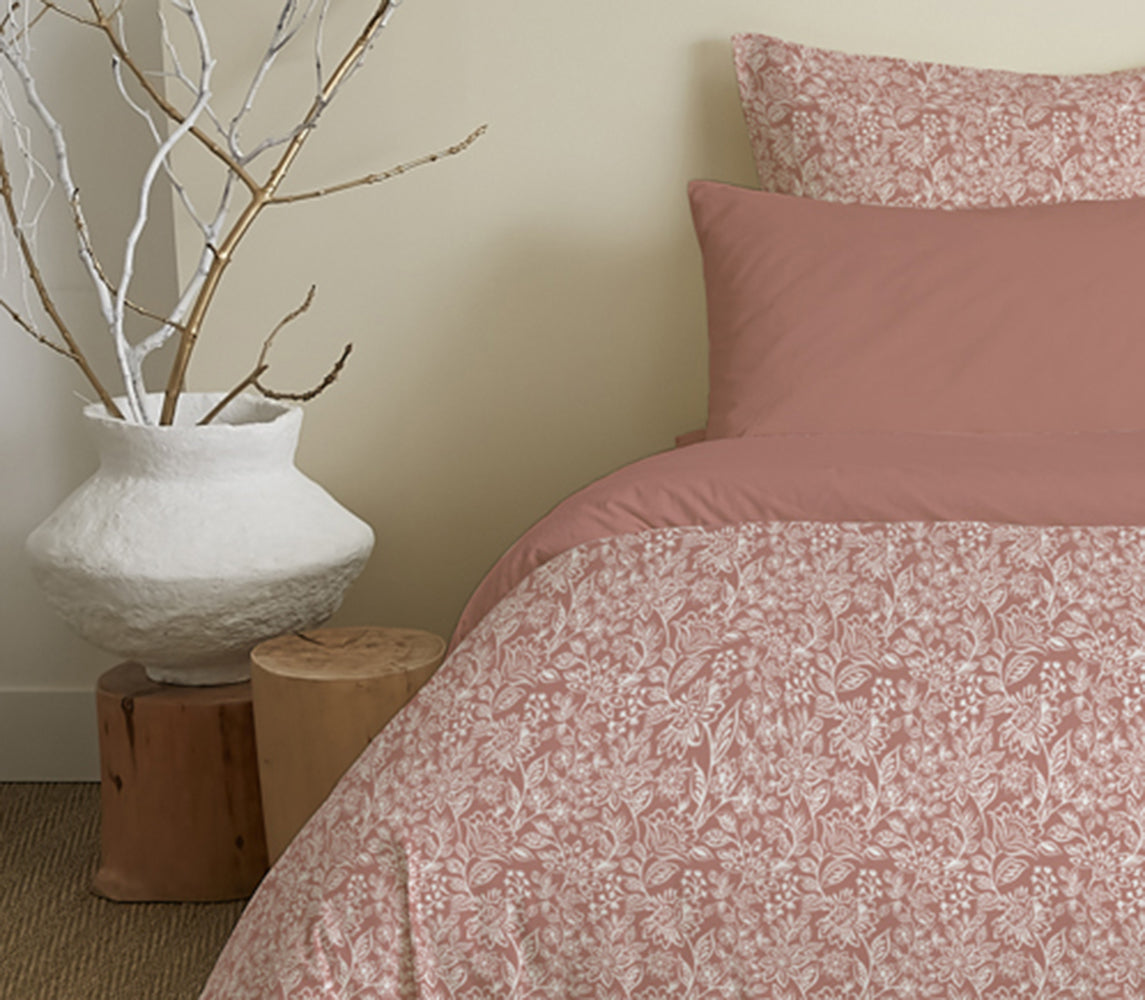 Pack 6 pièces Housse de couette Imprimé 220 x 240 cm - Drap housse 160 x 200 cm - 100% Coton 57 Fils