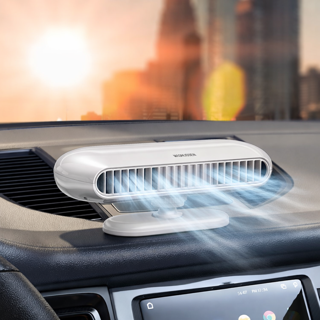 Ventilateur portable blanc
