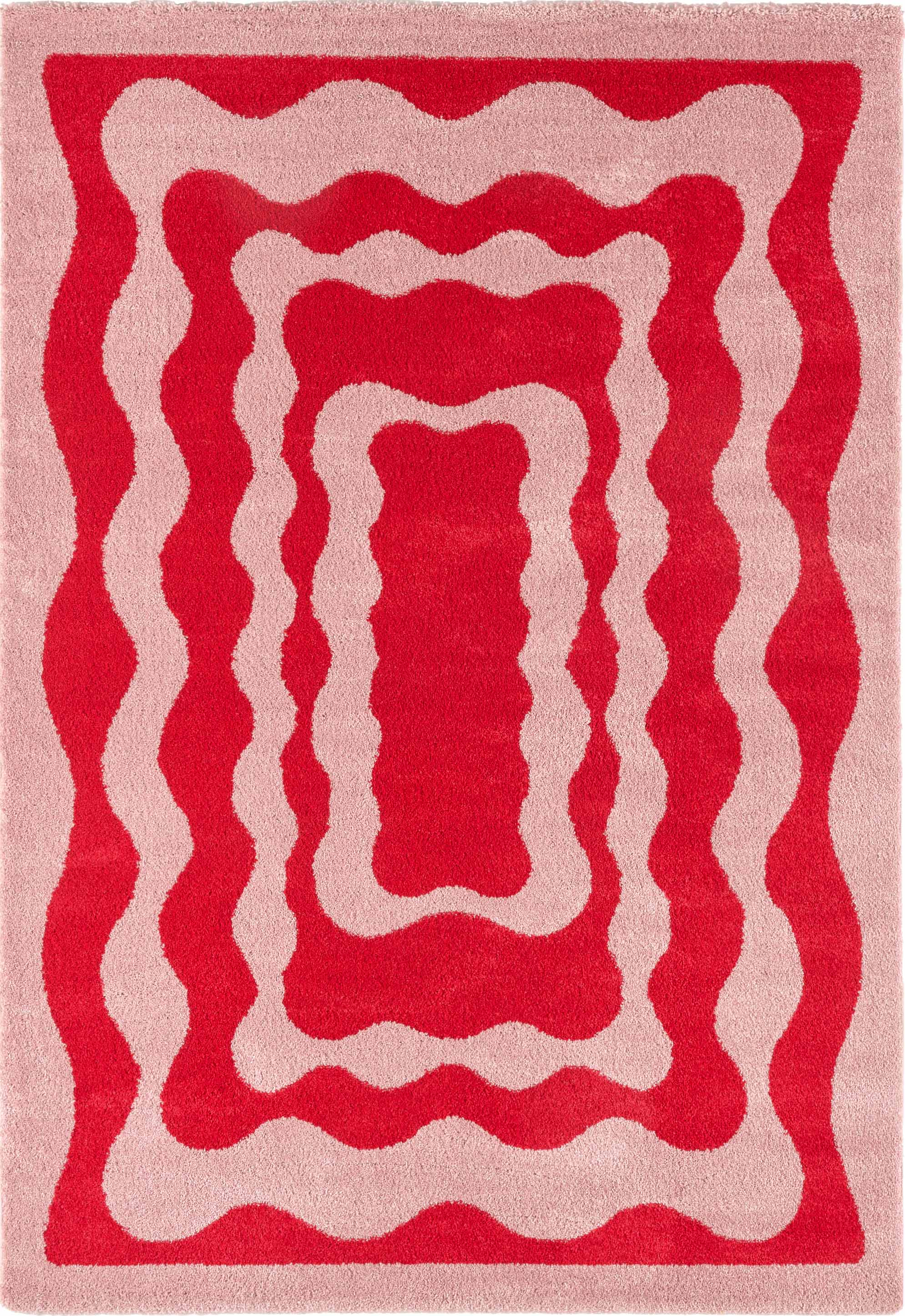 Tapis GROOVY 382 rouge