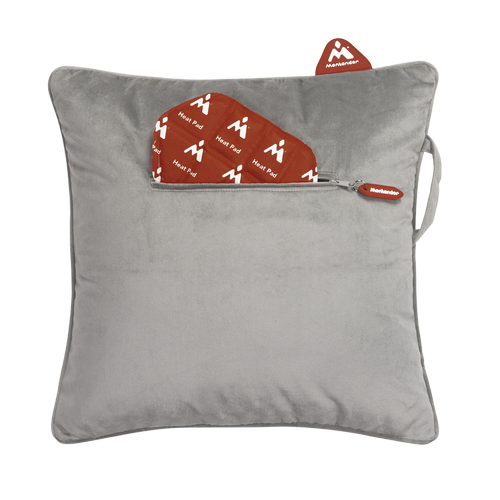 Coussin chauffant PAD (insert thermique à usage unique) - Velours gris champagne