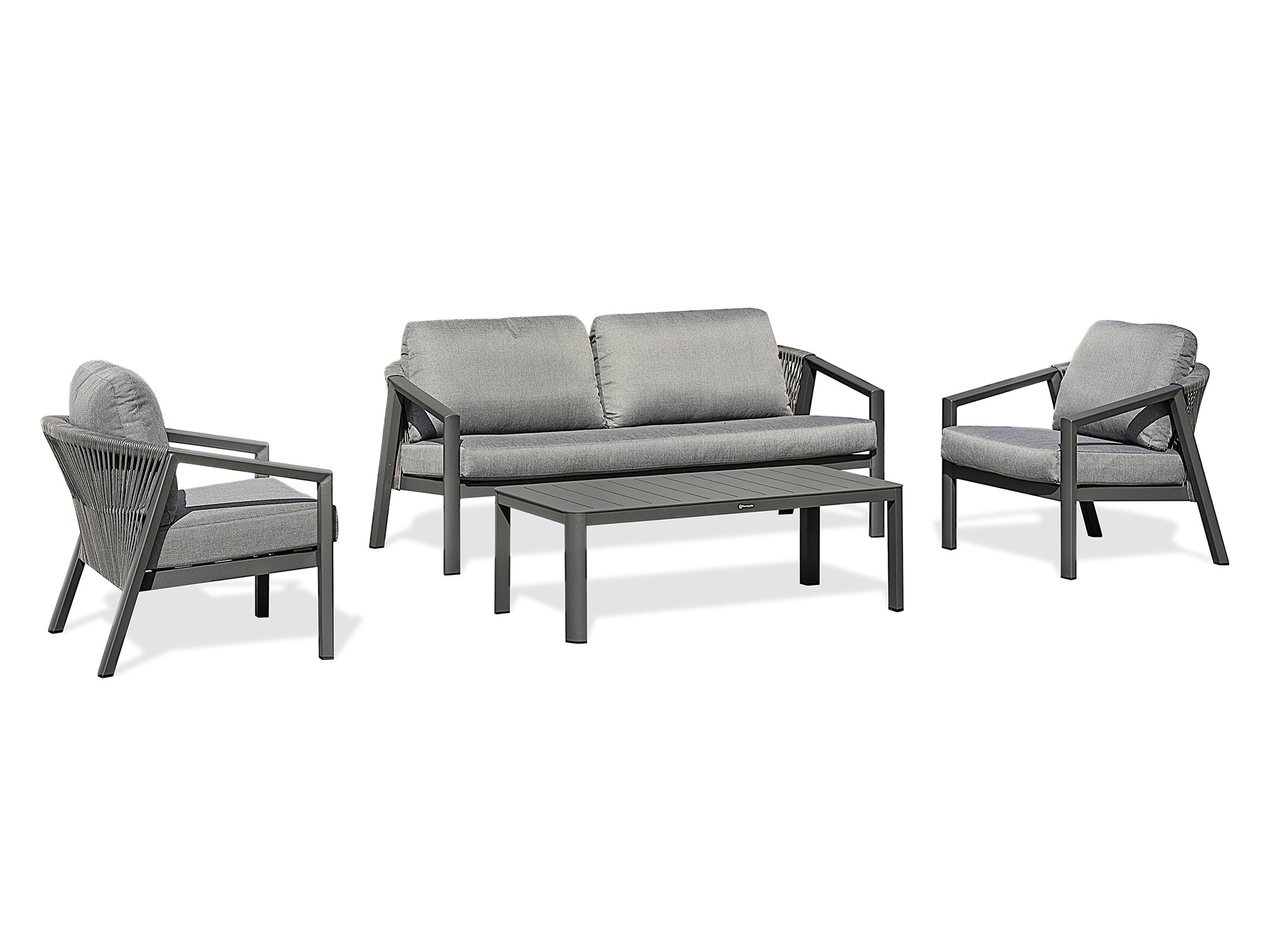 Salon bas de jardin Kelia - Gris anthracite