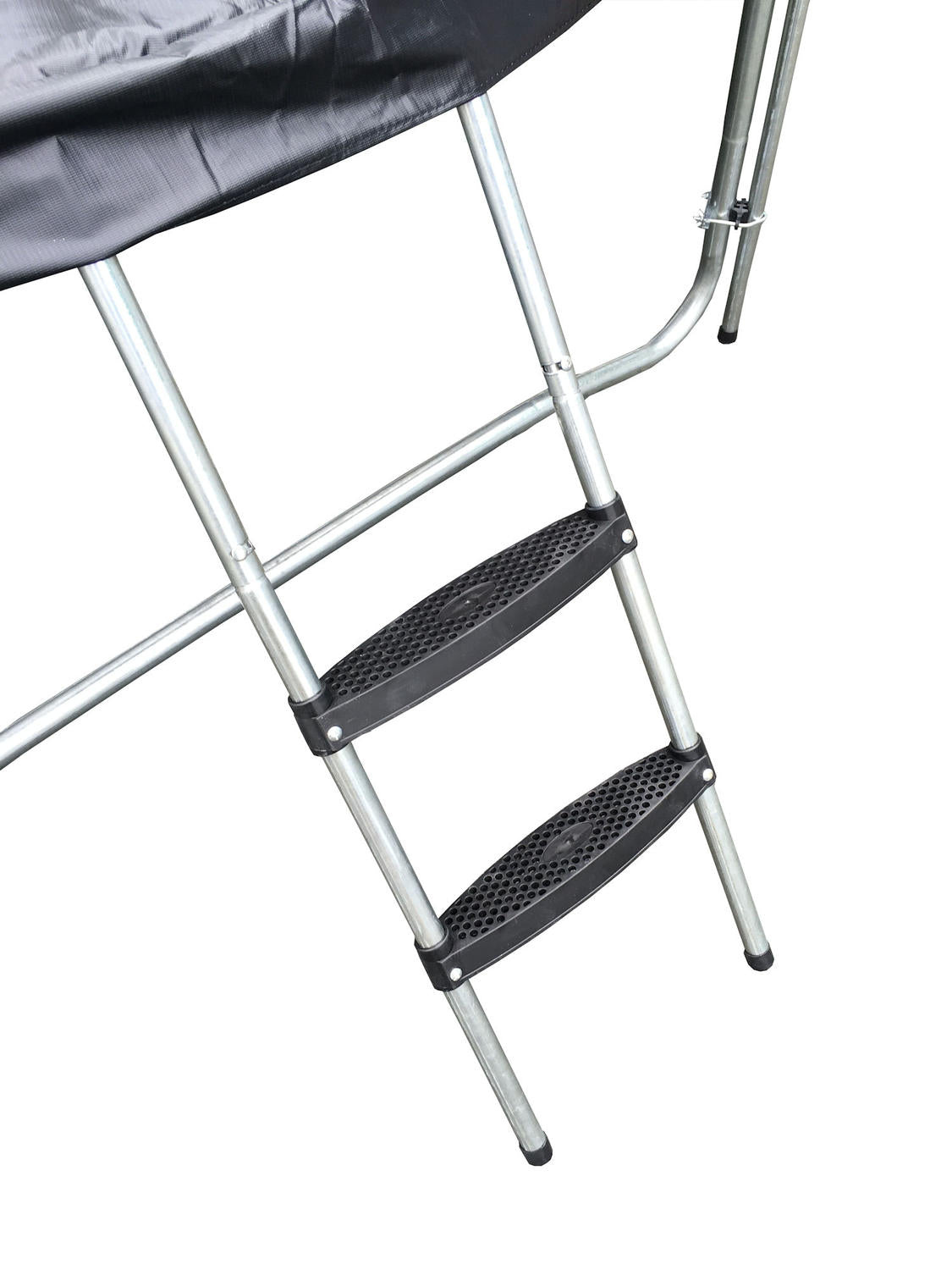 Echelle avec 2 marches plastique noires Trampoline Semi-Pro all sizes