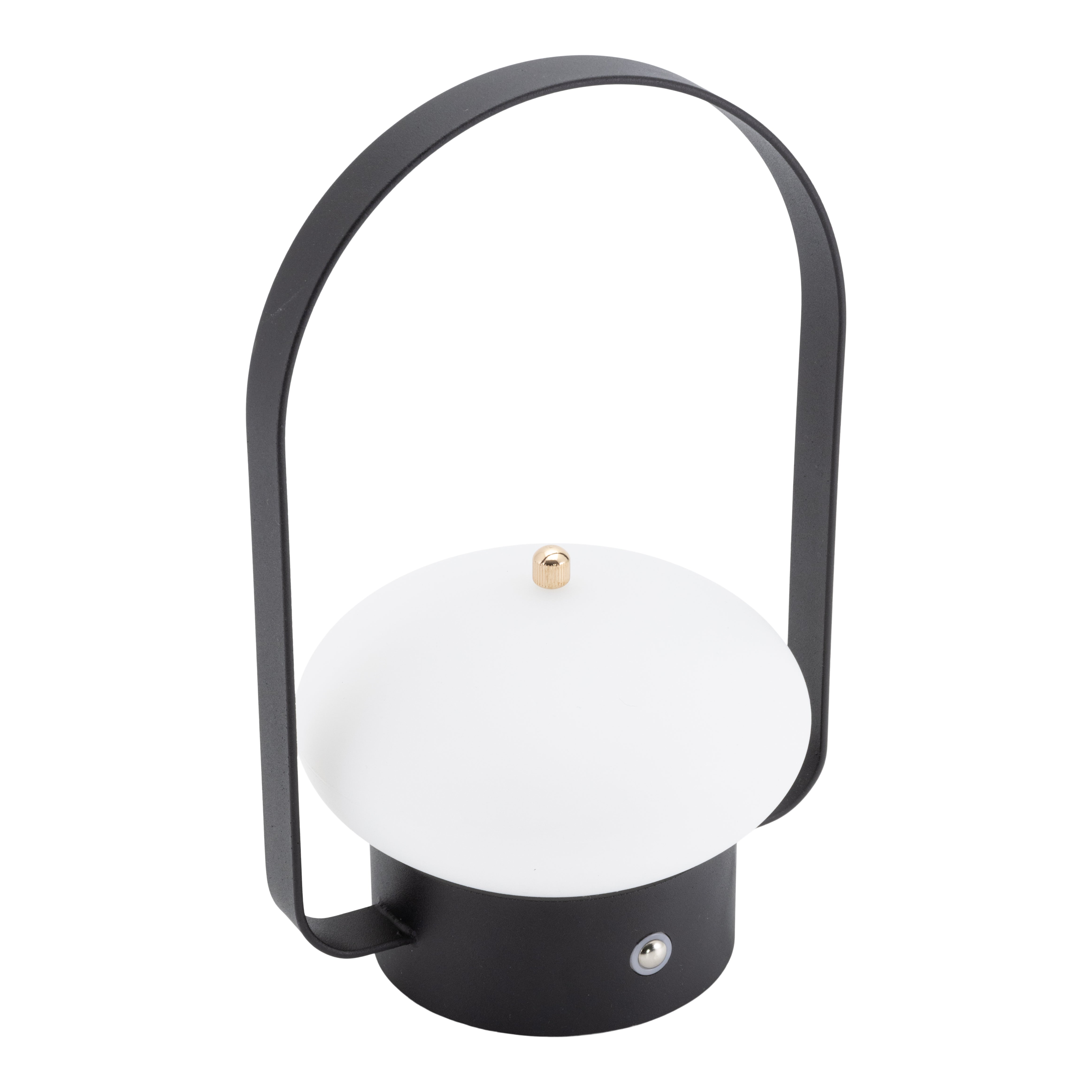 Pack 2 lampes de table LED sans fil rechargeable Barcelone - noires - intérieur & extérieur