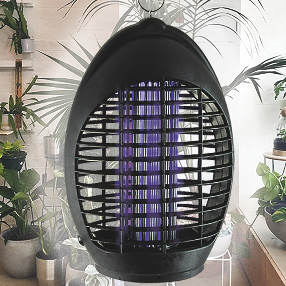 Lampe anti-moustiques 4 LED UV électrique et silencieuse pour intérieur avec portée de 40 m²