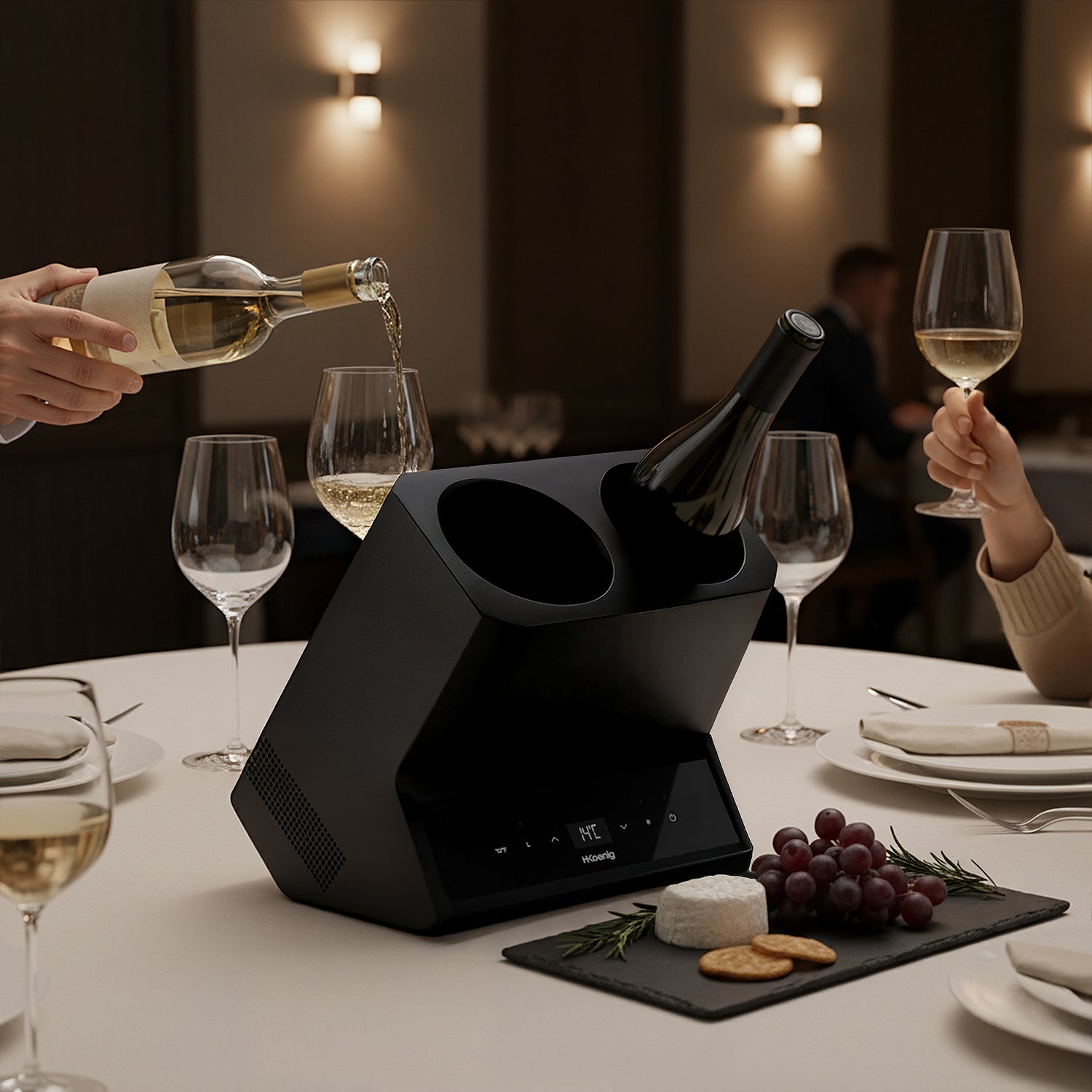 Rafraichisseur à vin électrique - 2 bouteilles