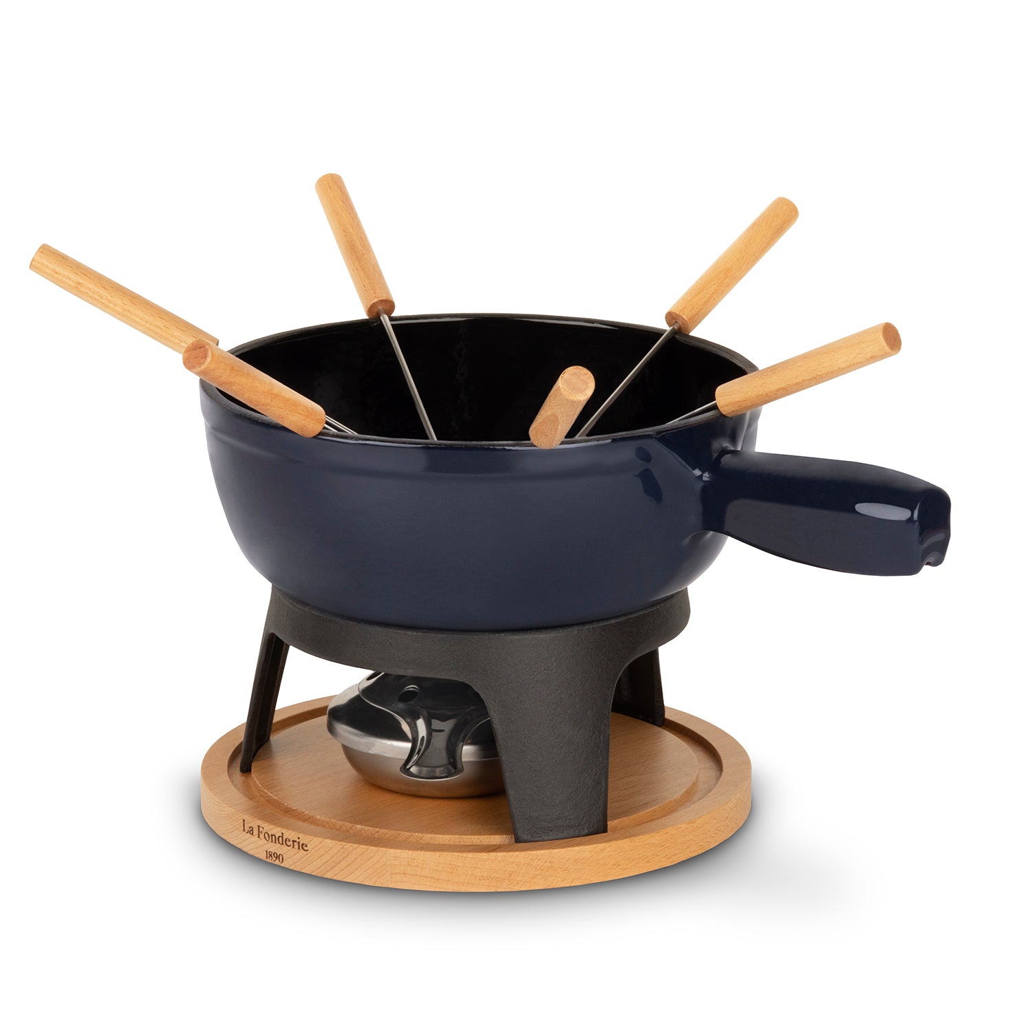 MONT JOUX Service à fondue en fonte 6 personnes