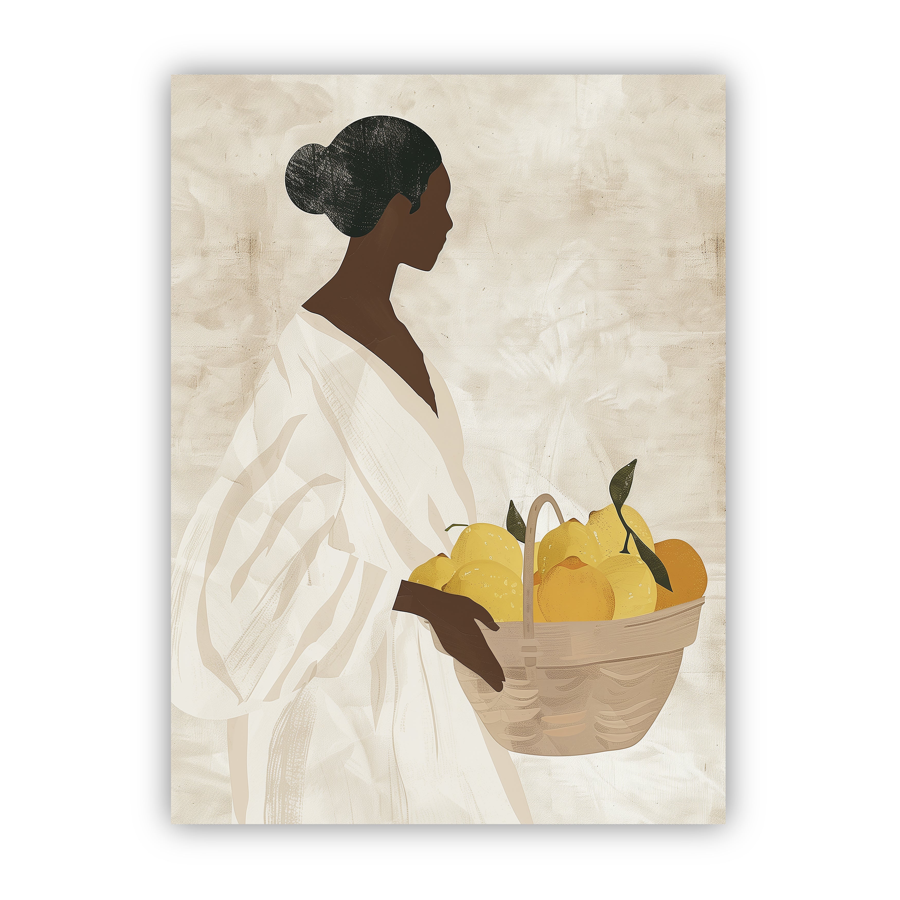 Affiche de récolte de citrons