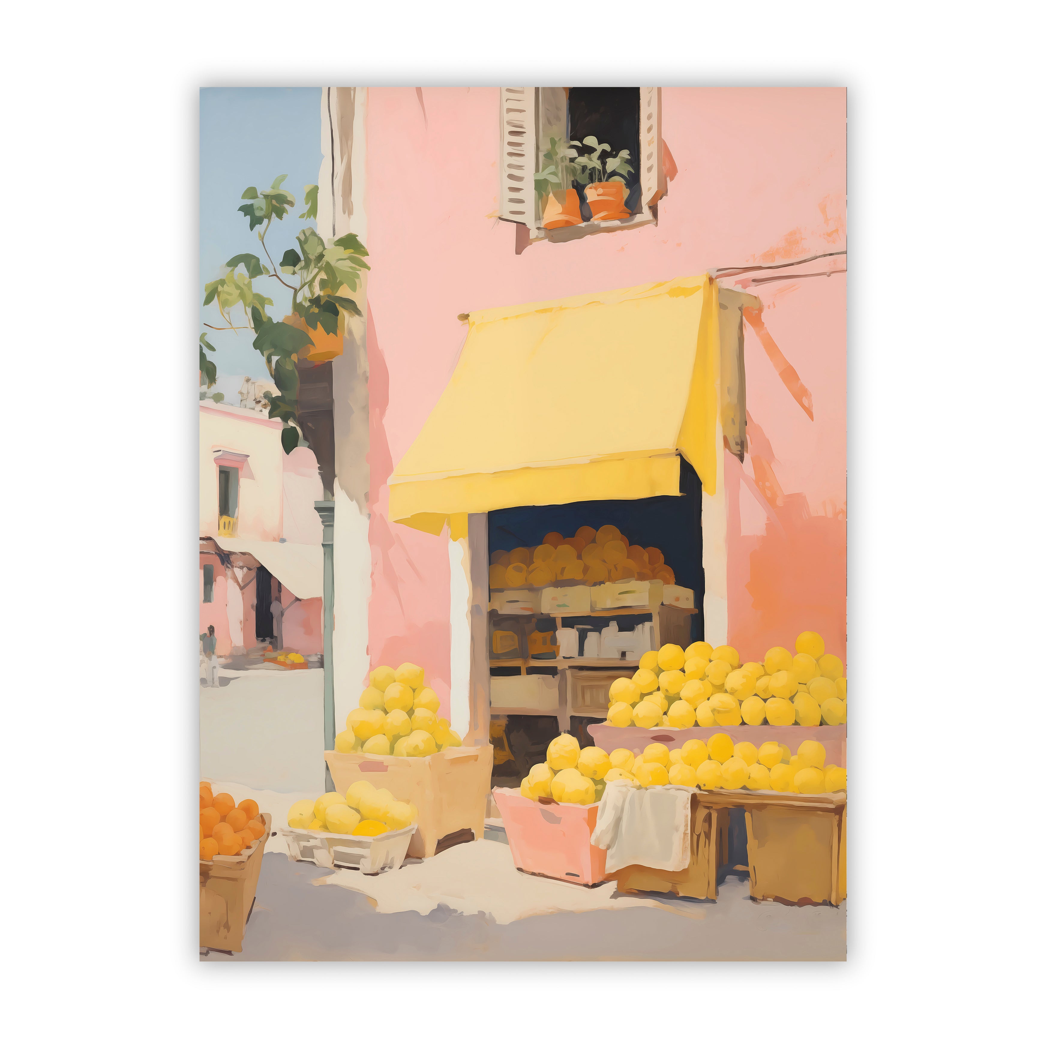 Affiche « Stand de citrons »