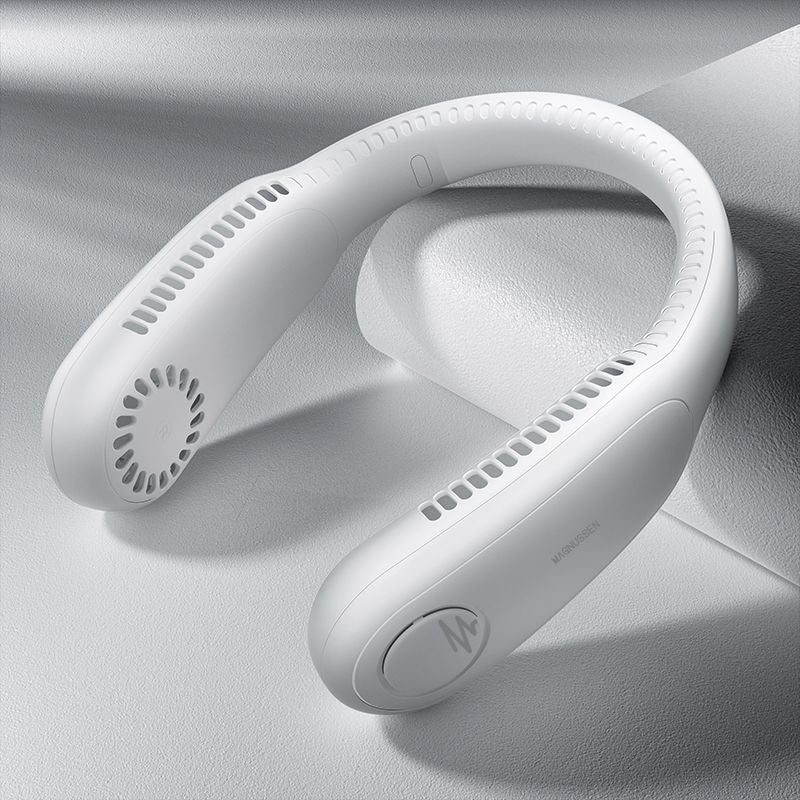 Ventilateur portable de cou blanc