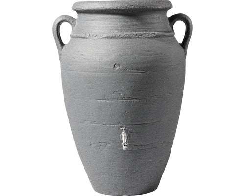 Récupérateur d´eau de pluie - Réservoir Antik amphore 250 L - Gris granite