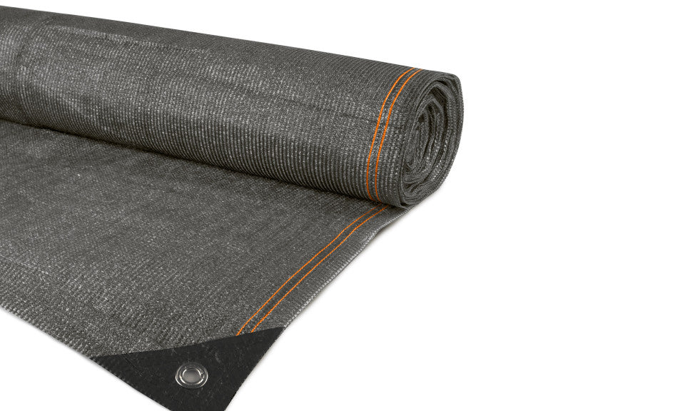 Brise vue occultant 1.5x10 m 220 gr/m² gris