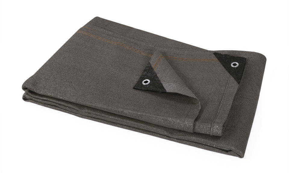 Brise vue occultant 1.8x10 m 300 gr/m² gris