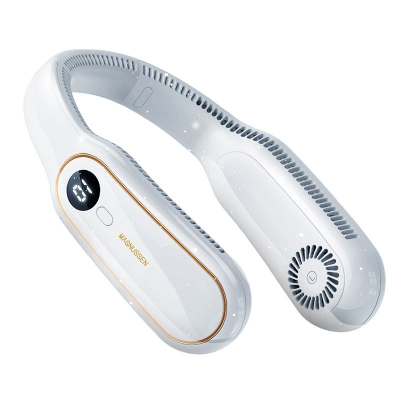 Ventilateur de cou portable blanc