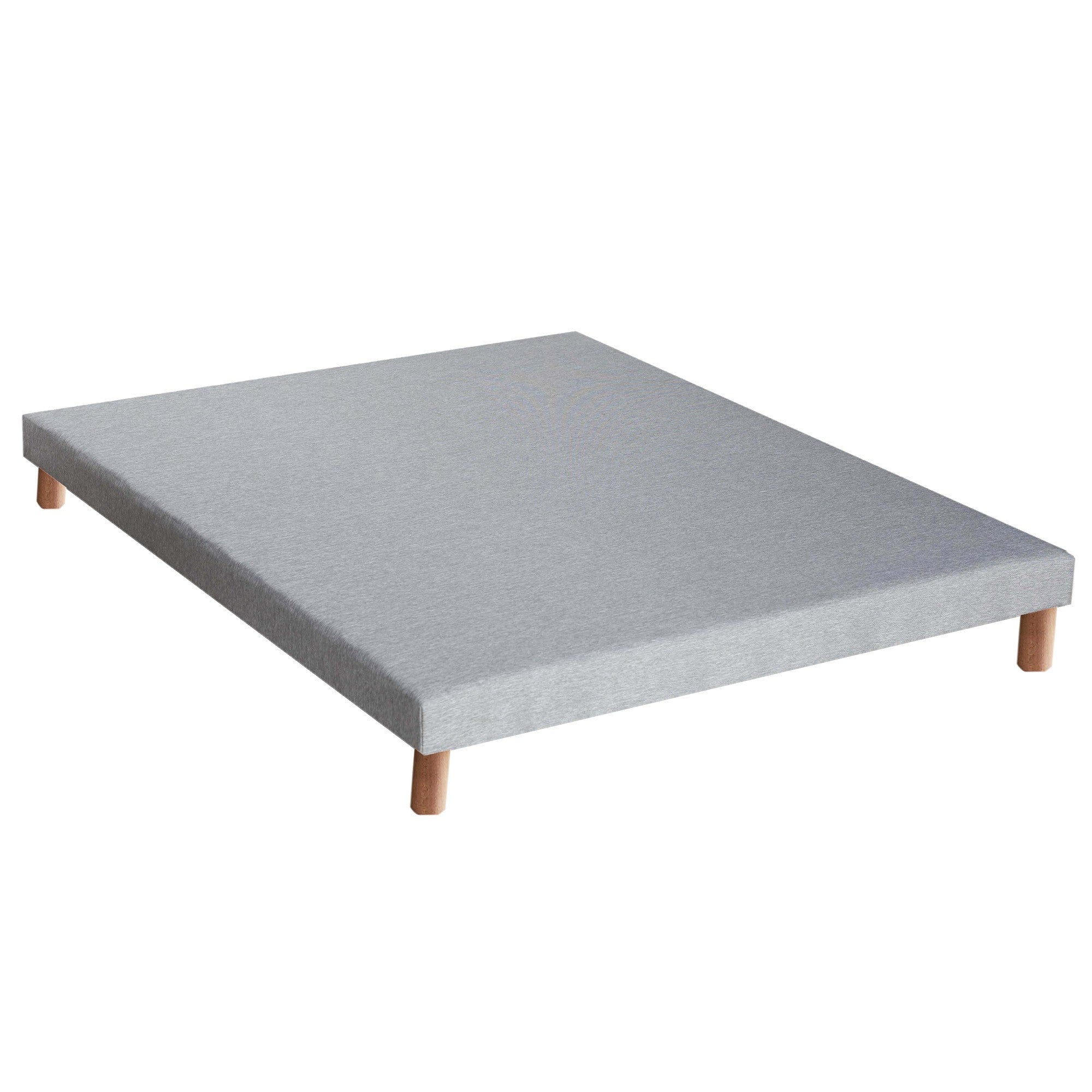 Ensemble 140x190 cm matelas 30 cm Ressort 7 zones + sommier + oreiller + couette - FABRICATION FRANCAISE
