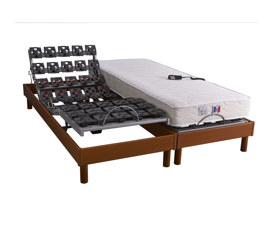 Ensemble Relaxation Tous Plots + Matelas 18 cm Mémoire de forme 180X200 FABRICATION France
