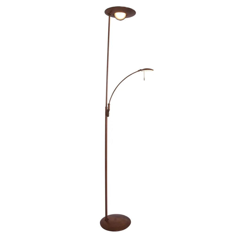 Lampadaire bronze avec liseuse - Zénith
