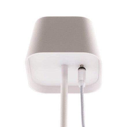 Pack de 2 lampes de table LED sans fil rechargeables Malta - blanches - intérieur & extérieur
