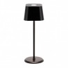 Pack de 2 lampes de table LED sans fil rechargeables Malta - noires - intérieur & extérieur