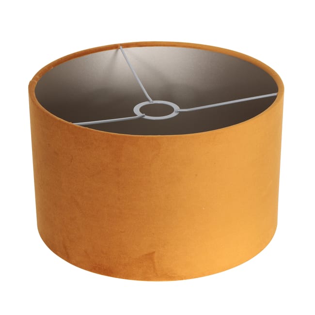 Lampe de table avec abat-jour en velours doré - Lyons