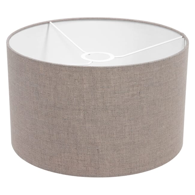 Lampe de table avec abat-jour en lin gris - Lyons