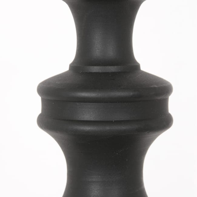 Lampe de table avec abat-jour en lin bleu denim - Lyons