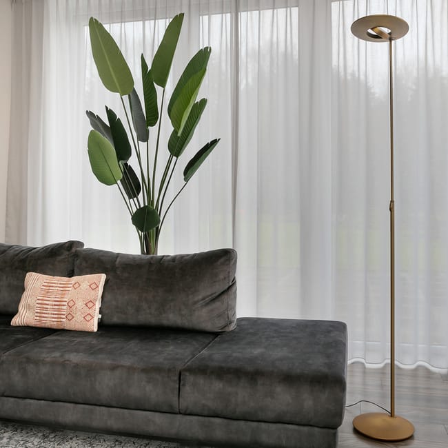 Lampadaire bronze - Zénith