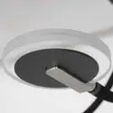 Plafonnier noir & blanc - LED - 5 lumières - Turound
